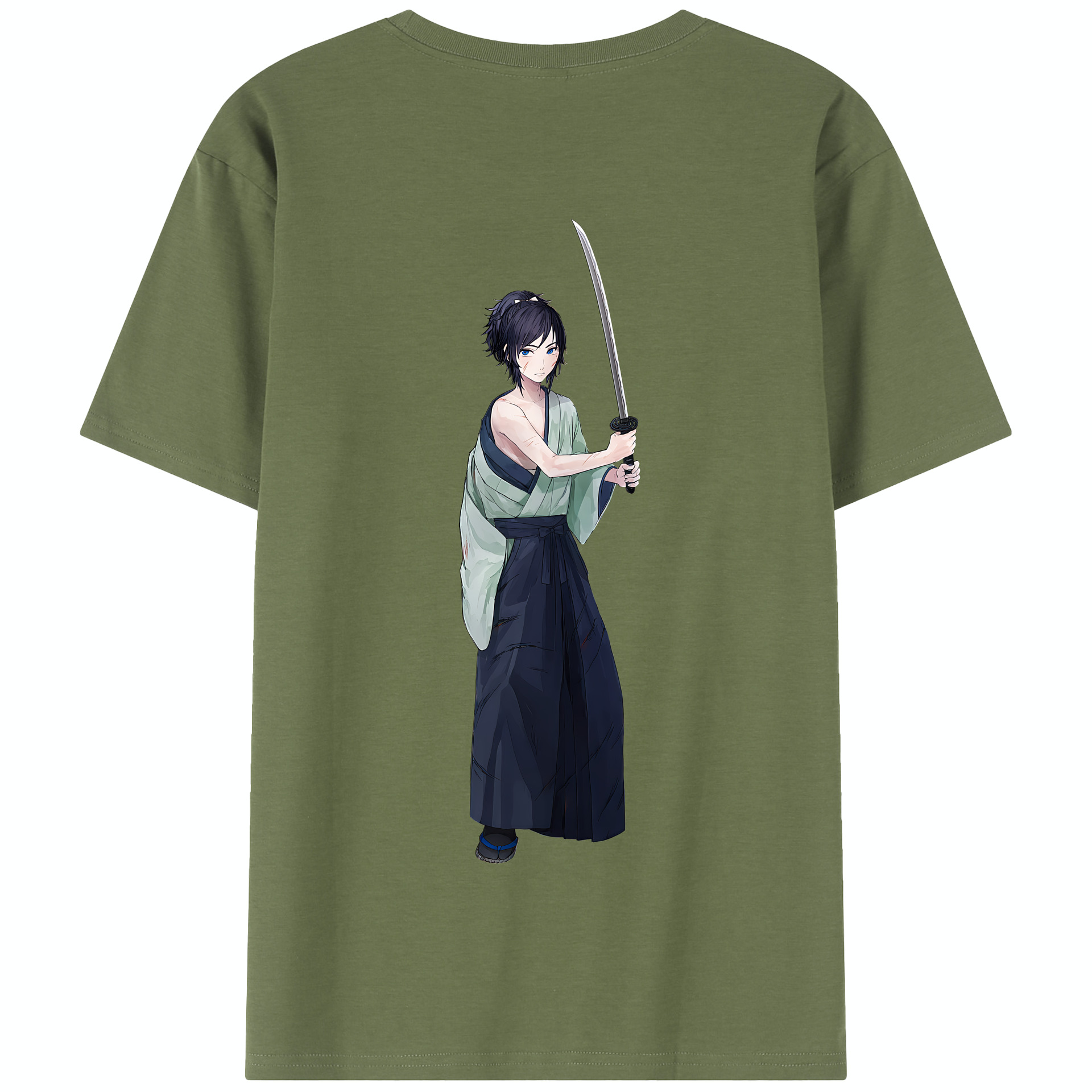 （画像用） 刀剣乱舞 Touken Ranbu 綿100％半袖Tシャツ（背面プリント）